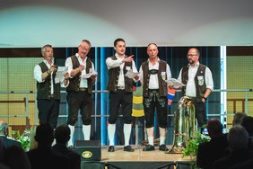 Ein Highlight des Festaktes: Die Urlesbacher 